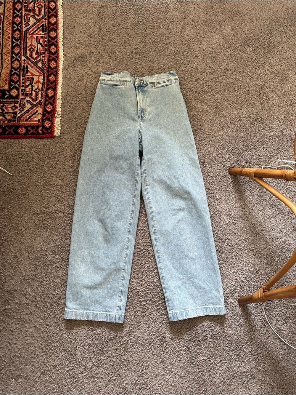 Madewell Emmett Wide Leg Crop Jeans